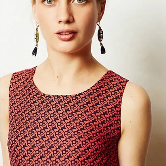 Anthropologie Geojacquard Dress By Lili Wang for Lilis Closet, Seen on TV - Picture 5 of 14